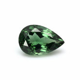 Green Tourmaline 1PC Tiny 4x6 MM Pear Faceted Green Pure Semi Precious Loose Gemstones