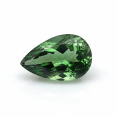 Green Tourmaline 1PC Medium 8x10 MM Pear Faceted Green Luster Semi Precious Loose Gems