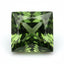 Green Tourmaline 1PC Chunky 13x13 MM Square Faceted Green Natural Semi Precious Loose Gemstone