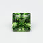 Green Tourmaline 1PC Small 7x7 MM Square Faceted Green Splendid Semi Precious Gems