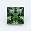 Green Tourmaline 1PC Medium 9x9 MM Square Faceted Green Lustrous Semi Precious Loose Gemstone