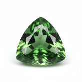 Green Tourmaline 1PC Small 7x7 MM Triangle Faceted Green Splendid Semi Precious Gems