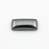 Hematite (Gunmetal) 1PC Small 6x12 MM Baguette Cabochon Gray Fiery semi Precious Semi Precious Gemstone