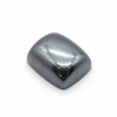 Hematite (Gunmetal) 10PC Tiny 3x5 MM Emerald Cabochon Gray Natural semi Precious Loose Gemstone