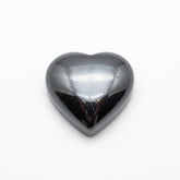Hematite (Gunmetal) 1PC Medium 9x9 MM Heart Cabochon Gray Fine semi Precious Gems