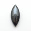 Hematite (Gunmetal) 10PC Tiny 4x8 MM Marquise Cabochon Gray Sparkling semi Precious Loose Gemstone