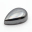 Hematite (Gunmetal) 1PC Large 10x12 MM Pear Cabochon Gray Sparkling semi Precious Loose Gemstone