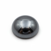 Hematite (Gunmetal) 10PC Tiny 4x4 MM Round Cabochon Gray Sparkling semi Precious Gems