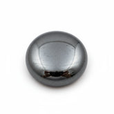 Hematite (Gunmetal) 1PC Tiny 6x6 MM Round Cabochon Gray Splendid semi Precious Loose Gemstone