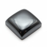Hematite (Gunmetal) 1PC Large 11x11 MM Square Cabochon Gray Lustrous semi Precious Gems