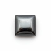 Hematite (Gunmetal) 10PC Tiny 3x3 MM Square Cabochon Gray Superior semi Precious Semi Precious Gemstone