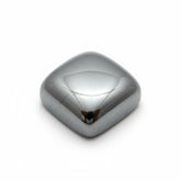 Hematite (Gunmetal) 1PC Tiny 6x6 MM Square Cabochon Gray Brilliant semi Precious Loose Gems