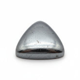 Hematite (Gunmetal) 1PC Tiny 6x6 MM Triangle Cabochon Gray Natural semi Precious Semi Precious Gemstone