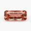 Hessonite Garnet (Gomed) 1PC Small 5x10 MM Baguette Faceted Red Polished Precious Loose Gems
