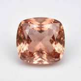 Hessonite Garnet (Gomed) 1PC Large 12x12 MM Cushion Faceted Red High-Quality Precious Loose Gemstones