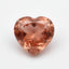 Hessonite Garnet (Gomed) 1PC Large 11x11 MM Heart Faceted Red Fine Precious Loose Gemstone