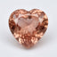 Hessonite Garnet (Gomed) 1PC Chunky 15x15 MM Heart Faceted Red Superior Precious Loose Gemstone