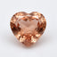 Hessonite Garnet (Gomed) 1PC Small 7x7 MM Heart Faceted Red Splendid Precious Loose Gemstone