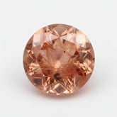 Hessonite Garnet (Gomed) 1PC Large 10x10 MM Round Faceted Red Shine Precious Loose Gems