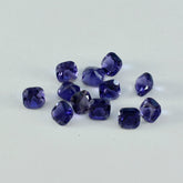 Iolite 1PC Medium 7x10 MM Emerald Faceted Blue Sparkling Semi Precious Gems