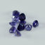 Iolite 1PC Medium 9x9 MM Heart Faceted Blue Lustrous Semi Precious Loose Gemstone