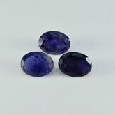 Iolite 1PC Chunky 15x20 MM Oval Faceted Blue Splendid Semi Precious Gems