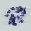 Iolite 1PC Tiny 4x6 MM Pear Faceted Blue Brilliant Semi Precious Loose Gems