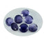 Iolite 1PC Large 10x10 MM Round Faceted Blue Shine Semi Precious Loose Gemstones