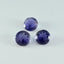 Iolite 1PC Chunky 15x15 MM Round Faceted Blue Superior Semi Precious Gems