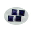Iolite 10PC Tiny 4x4 MM Square Faceted Blue Brilliant Semi Precious Loose Gems