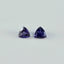Iolite 1PC Large 12x12 MM Triangle Faceted Blue High Quality Semi Precious Loose Gems