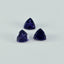 Iolite 1PC Chunky 15x15 MM Triangle Faceted Blue Superior Semi Precious Gems