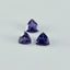 Iolite 1PC Small 8x8 MM Triangle Faceted Blue Luster Semi Precious Loose Gems