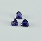 Iolite 1PC Small 7x7 MM Triangle Faceted Blue Splendid Semi Precious Gems