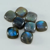 Labradorite 1PC Large 11x11 MM Cushion Cabochon Gray Natural semi Precious Semi Precious Gemstone