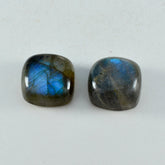 Labradorite 1PC Tiny 6x6 MM Cushion Cabochon Gray Luster semi Precious Precious Gemstone