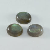Labradorite 1PC Large 10x12 MM Oval Cabochon Gray Fine semi Precious Loose Gemstone