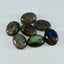 Labradorite 1PC Large 9x11 MM Oval Cabochon Gray Lustrous semi Precious Gems