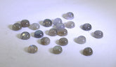 Labradorite 10PC Tiny 3x3 MM Round Cabochon Gray Natural semi Precious Loose Gemstone