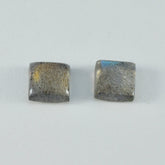 Labradorite 1PC Medium 9x9 MM Square Cabochon Gray Pure semi Precious Loose Gems