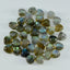 Labradorite 10PC Tiny 3x3 MM Triangle Cabochon Gray Sparkling semi Precious Semi Precious Gemstone