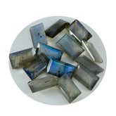 Labradorite 1PC Tiny 4x8 MM Baguette Faceted Gray Lustrous Semi Precious Loose Gemstone