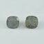 Labradorite 10PC Tiny 4x4 MM Cushion Faceted Gray Brilliant Semi Precious Loose Gemstones