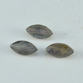 Labradorite 1PC Medium 7x14 MM Marquise Faceted Gray Polished Semi Precious Loose Gemstones
