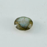 Labradorite 1PC Tiny 4x6 MM Oval Faceted Gray Lustrous Semi Precious Loose Gemstone