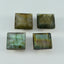 Labradorite 1PC Chunky 13x13 MM Square Faceted Gray Natural Semi Precious Gems