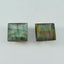 Labradorite 10PC Tiny 4x4 MM Square Faceted Gray Brilliant Semi Precious Loose Gemstones