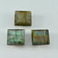 Labradorite 1PC Large 12x12 MM Square Faceted Gray High Quality Semi Precious Loose Gemstones