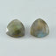 Labradorite 1PC Chunky 13x13 MM Triangle Faceted Gray Natural Semi Precious Gems