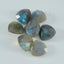 Labradorite 1PC Medium 9x9 MM Triangle Faceted Gray Lustrous Semi Precious Gems